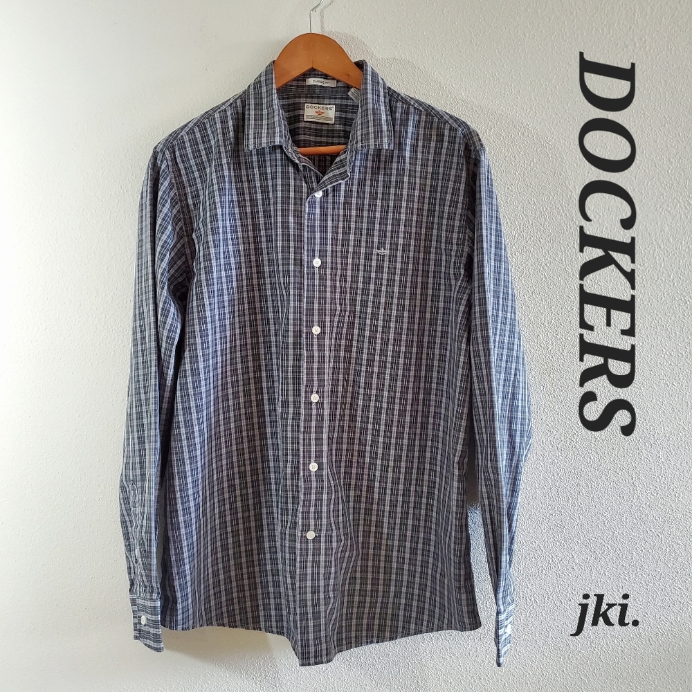 DOCKERS Classic Fit Men's Dress Shirt